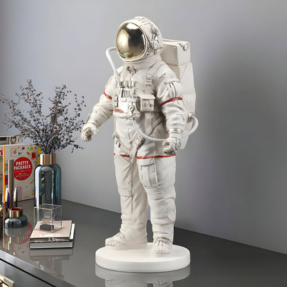 Small Cloud White Space Astronaut Standing Sculpture - 58cm