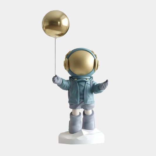 Small Galactic Blue Astronaut Balloon Figure - 42cm