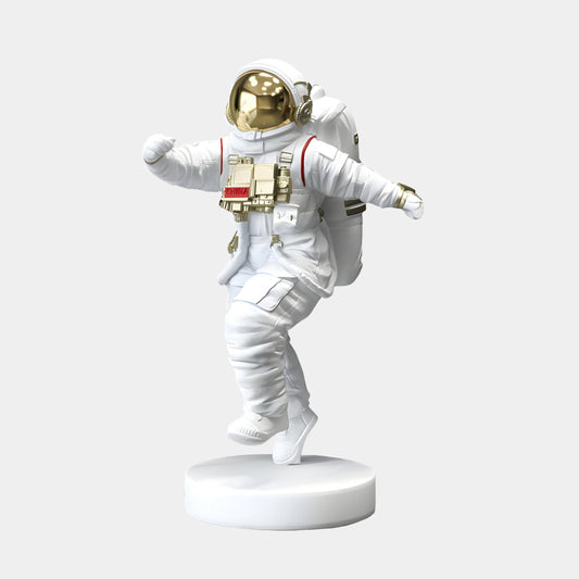 Small White Space Astronaut Strider Sculpture - 58cm